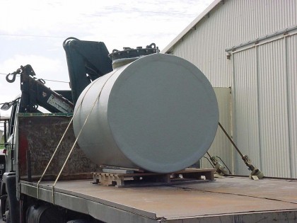 Steel Tank with Fibre Glass Containment